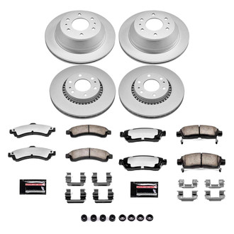PowerStop® - Z36 Evolution Geomet® Plain Front and Rear Brake Kit