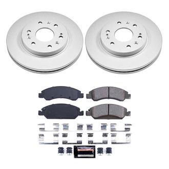 PowerStop® - Z23 Evolution Geomet® Plain Front Brake Kit
