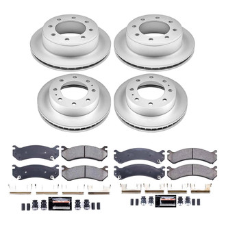 PowerStop® - Z23 Evolution Geomet® Plain Front and Rear Brake Kit