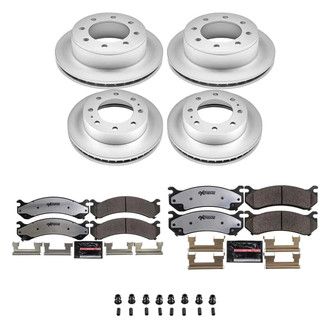 PowerStop® - Z36 Evolution Geomet® Plain Front and Rear Brake Kit