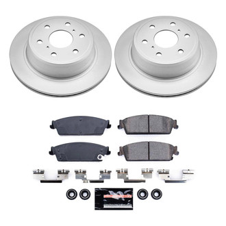 PowerStop® - Z23 Evolution Geomet® Plain Rear Brake Kit