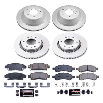 PowerStop® - Z23 Evolution Geomet® Plain Front and Rear Brake Kit