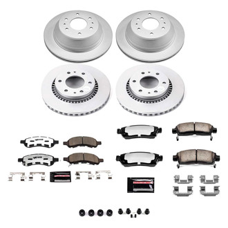 PowerStop® - Z36 Evolution Geomet® Plain Front and Rear Brake Kit