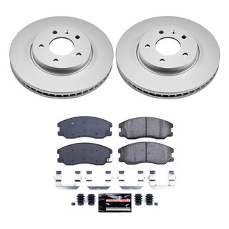 PowerStop® - Z23 Evolution Geomet® Plain Front Brake Kit