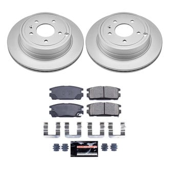 PowerStop® - Z23 Evolution Geomet® Plain Rear Brake Kit