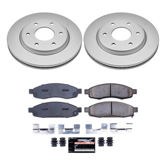 PowerStop® - Z23 Evolution Geomet® Plain Front Brake Kit
