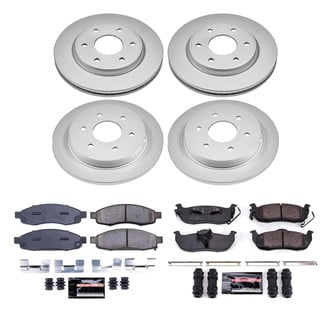 PowerStop® - Z23 Evolution Geomet® Plain Front and Rear Brake Kit