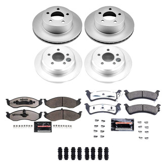 PowerStop® - Z36 Evolution Geomet® Plain Front and Rear Brake Kit