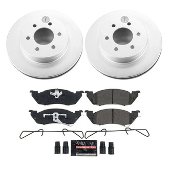 PowerStop® - Z23 Evolution Geomet® Plain Front Brake Kit