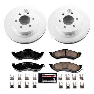 PowerStop® - Z23 Evolution Geomet® Plain Front Brake Kit