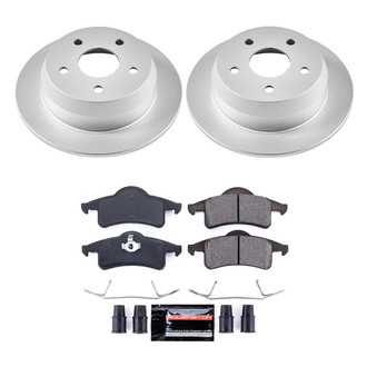 PowerStop® - Z23 Evolution Geomet® Plain Rear Brake Kit