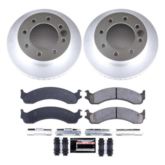 PowerStop® - Z23 Evolution Geomet® Plain Front Brake Kit