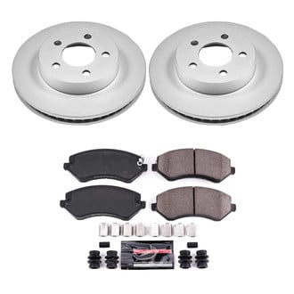 PowerStop® - Z23 Evolution Geomet® Plain Front Brake Kit