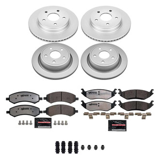 PowerStop® - Z36 Evolution Geomet® Plain Front and Rear Brake Kit