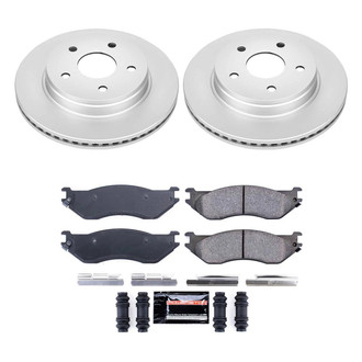 PowerStop® - Z23 Evolution Geomet® Plain Front Brake Kit