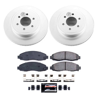 PowerStop® - Z23 Evolution Geomet® Plain Front Brake Kit