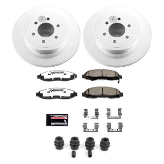 PowerStop® - Z36 Evolution Geomet® Plain Front Brake Kit