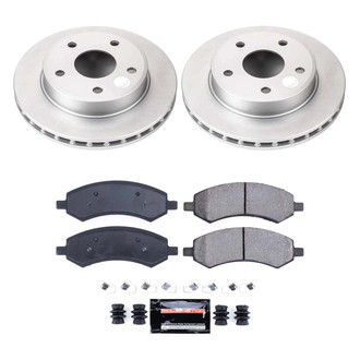 PowerStop® - Z23 Evolution Geomet® Plain Front Brake Kit