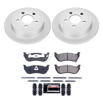 PowerStop® - Z23 Evolution Geomet® Plain Rear Brake Kit
