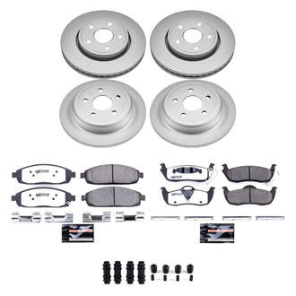 PowerStop® - Z36 Evolution Geomet® Plain Front and Rear Brake Kit