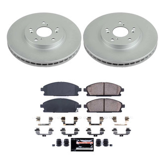 PowerStop® - Z23 Evolution Geomet® Plain Front Brake Kit