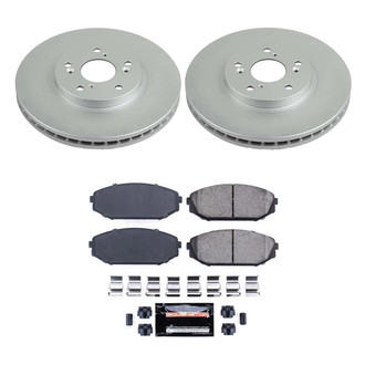 PowerStop® - Z23 Evolution Geomet® Plain Front Brake Kit