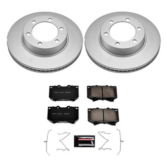 PowerStop® - Z23 Evolution Geomet® Plain Front Brake Kit