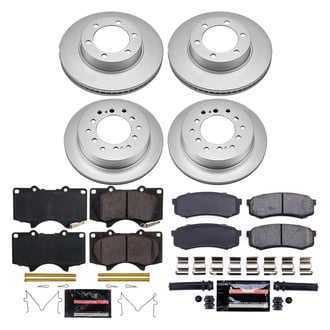 PowerStop® - Z23 Evolution Geomet® Plain Front and Rear Brake Kit