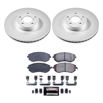 PowerStop® - Z23 Evolution Geomet® Plain Front Brake Kit