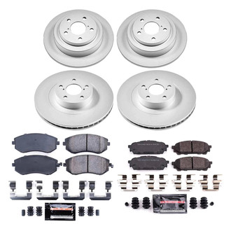 PowerStop® - Z23 Evolution Geomet® Plain Front and Rear Brake Kit