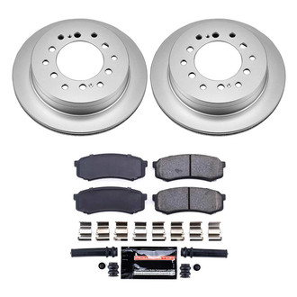 PowerStop® - Z23 Evolution Geomet® Plain Rear Brake Kit