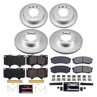PowerStop® - Z23 Evolution Geomet® Plain Front and Rear Brake Kit