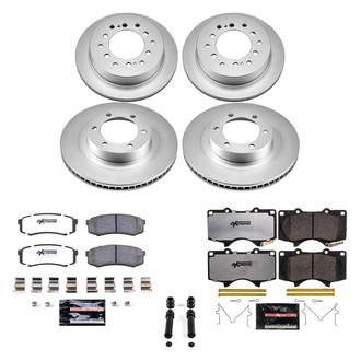 PowerStop® - Z36 Evolution Geomet® Plain Front and Rear Brake Kit