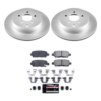 PowerStop® - Z23 Evolution Geomet® Plain Rear Brake Kit