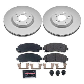 PowerStop® - Z23 Evolution Geomet® Plain Front Brake Kit
