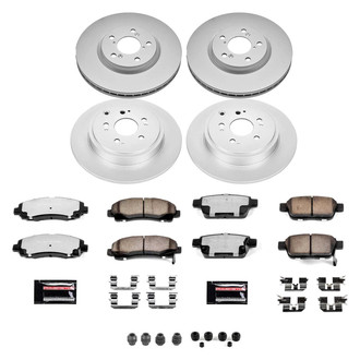 PowerStop® - Z36 Evolution Geomet® Plain Front and Rear Brake Kit