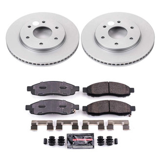 PowerStop® - Z23 Evolution Geomet® Plain Front Brake Kit