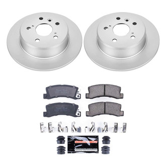 PowerStop® - Z23 Evolution Geomet® Plain Rear Brake Kit