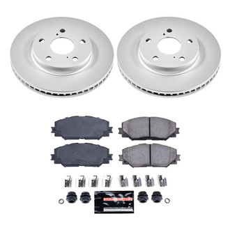 PowerStop® - Z23 Evolution Geomet® Plain Front Brake Kit