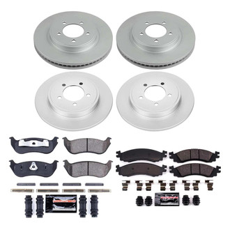 PowerStop® - Z23 Evolution Geomet® Plain Front and Rear Brake Kit