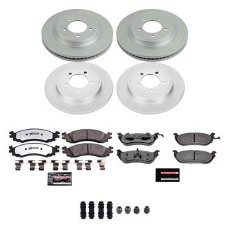 PowerStop® - Z36 Evolution Geomet® Plain Front and Rear Brake Kit