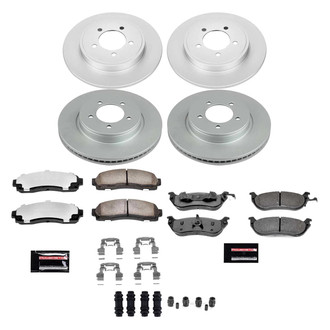 PowerStop® - Z36 Evolution Geomet® Plain Brake Kit