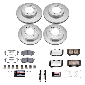 PowerStop® - Z36 Evolution Geomet® Plain Front and Rear Brake Kit