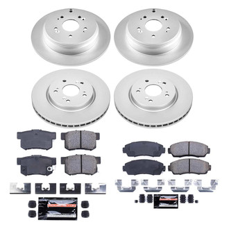 PowerStop® - Z23 Evolution Geomet® Plain Front and Rear Brake Kit