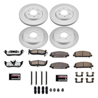 PowerStop® - Z36 Evolution Geomet® Plain Front and Rear Brake Kit