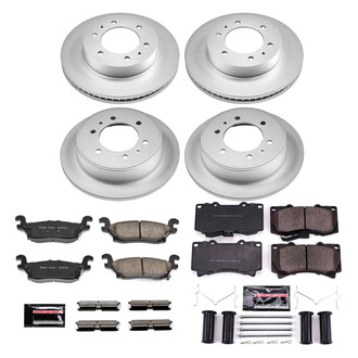 PowerStop® - Z23 Evolution Geomet® Plain Front and Rear Brake Kit