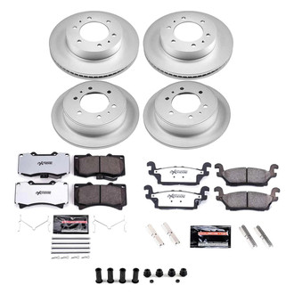 PowerStop® - Z36 Evolution Geomet® Plain Front and Rear Brake Kit