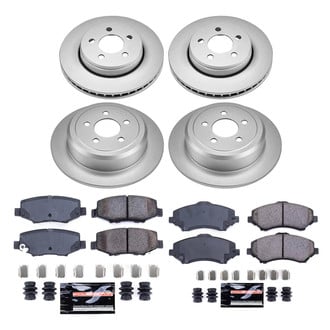 PowerStop® - Z23 Evolution Geomet® Plain Front and Rear Brake Kit