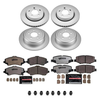PowerStop® - Z36 Evolution Geomet® Plain Brake Kit