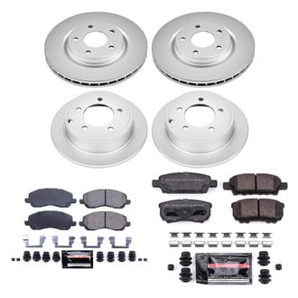 PowerStop® - Z23 Evolution Geomet® Plain Front and Rear Brake Kit